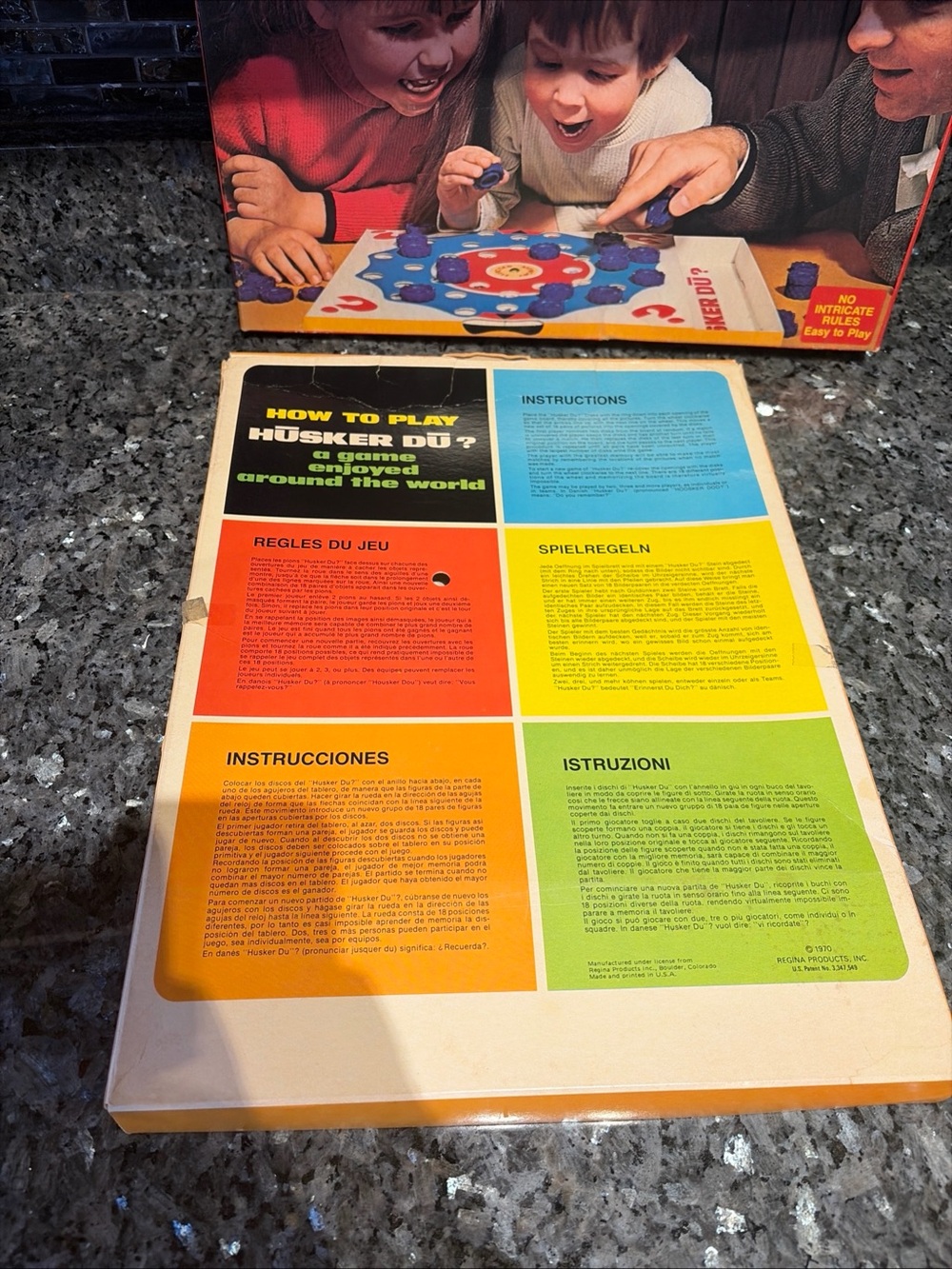 HUSKER DU Memory Game Complete Original Pieces Vtg Skyline Toys - Picture 9 of 15
